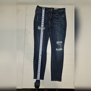 Pistola Dark Blue Distressed Skinny Jeans